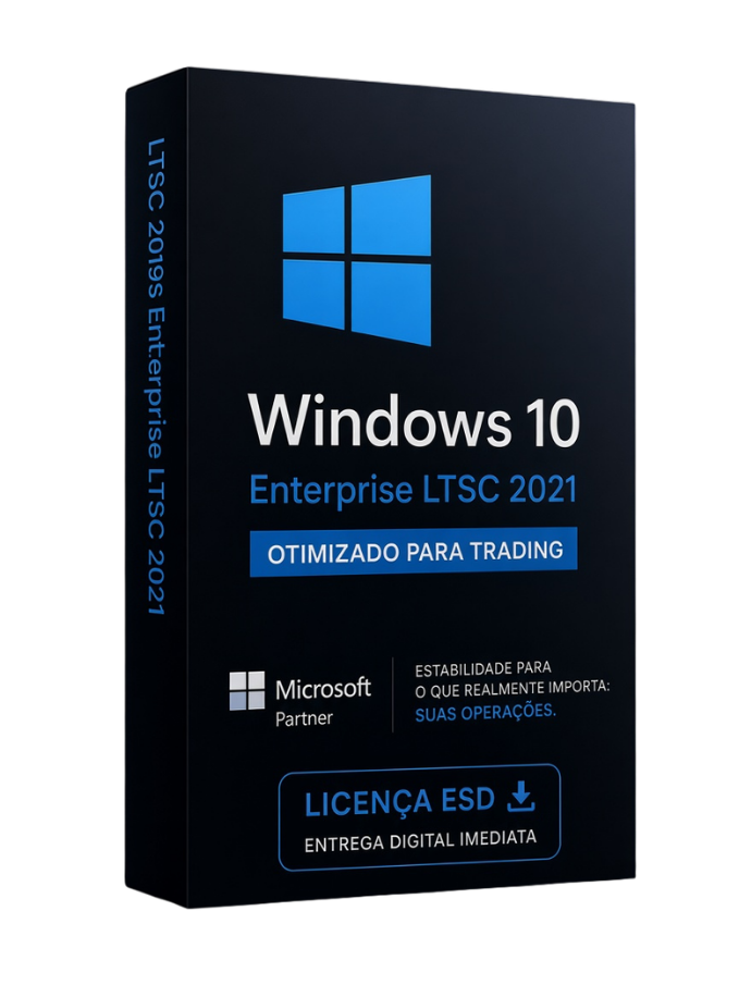 Caixa do Windows 10 Enterprise LTSC 2021 otimizado para trading